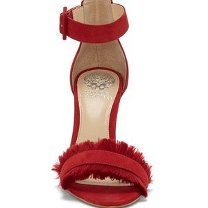 Vince Camuto Shoes - NEW Vince Camuto Red Leather Joshina Sandal Pump Vince Camuto Shoes - NEW Vince Camuto Red Leather Joshina Sandal Pump